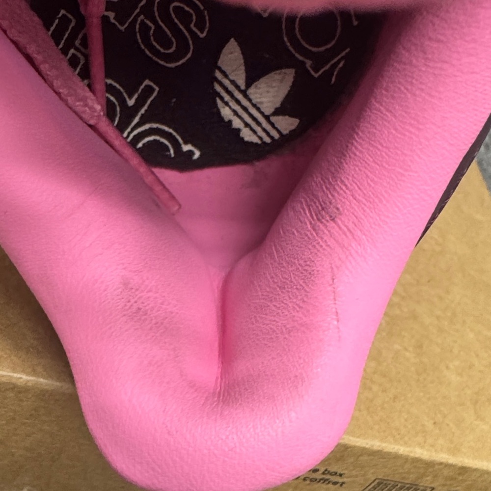 adidas Gazelle Pink Suede Low-Top Sneakers with platform Gum Sole - Picture 13 of 13